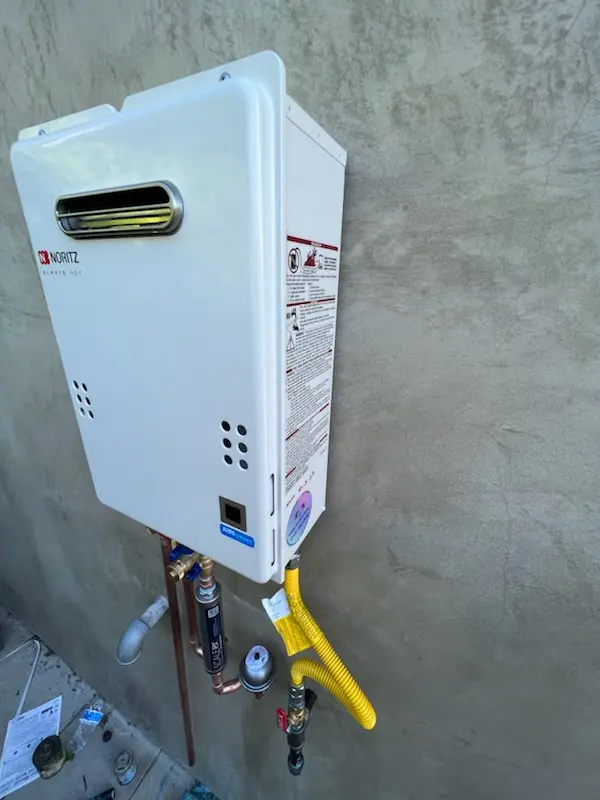 Tankless water heater installation for Suburbia homes